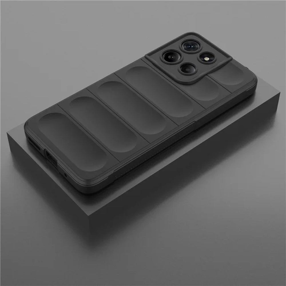 Cover til Motorola Moto G15 / G15 Power, Techsuit, Magic Shield, Sort