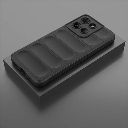 Cover til Motorola Moto G15 / G15 Power, Techsuit, Magic Shield, Sort