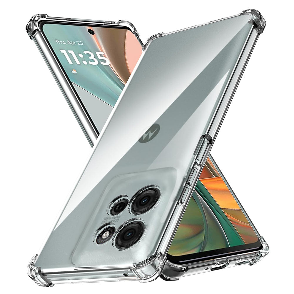 Cover til Motorola Moto G15 / G15 Power, Techsuit, Stødabsorberende Klar, Transparent