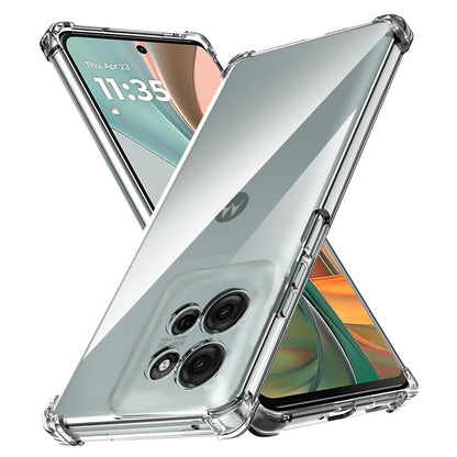 Cover til Motorola Moto G15 / G15 Power, Techsuit, Stødabsorberende Klar, Transparent