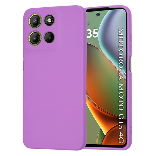 Cover til Motorola Moto G15 / G15 Power, Techsuit, SoftFlex, Lilla