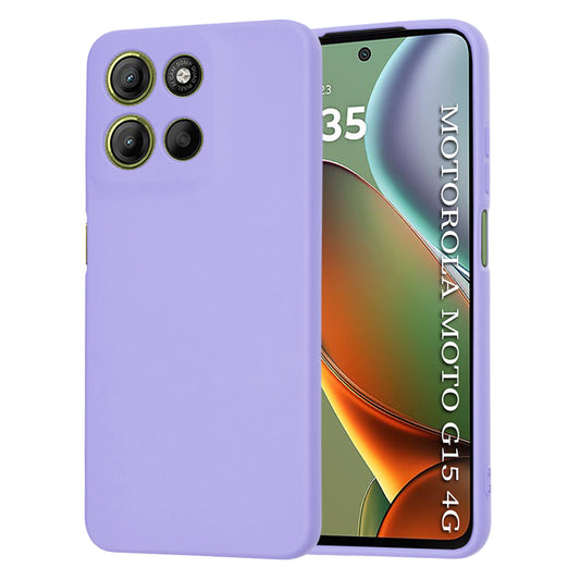 Cover til Motorola Moto G15 / G15 Power, Techsuit, SoftFlex, Lys Lilla
