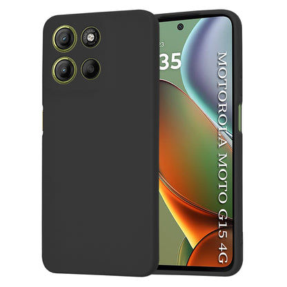 Cover til Motorola Moto G15 / G15 Power, Techsuit, SoftFlex, Sort