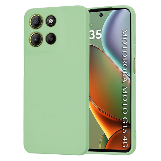Cover til Motorola Moto G15 / G15 Power, Techsuit, SoftFlex, Lysegrøn