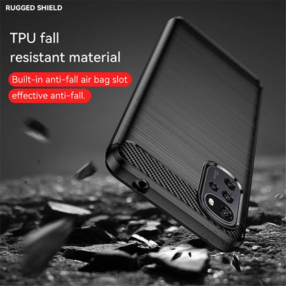 Cover til Motorola Moto G22, Techsuit, Carbon, Sort