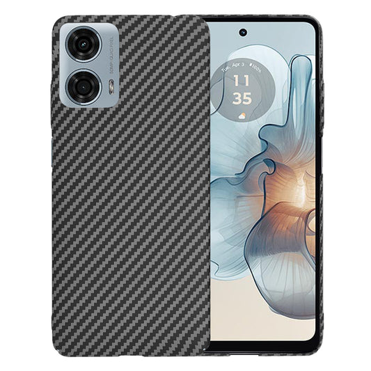 Cover til Motorola Moto G24 Power, Techsuit, Carbonite FiberShell, Sort