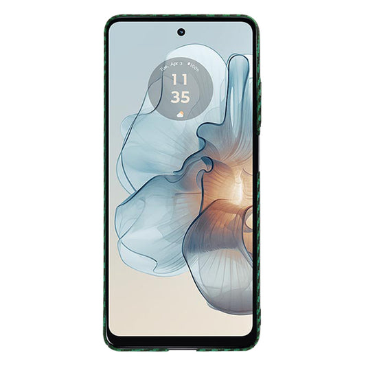 Cover til Motorola Moto G24 Power, Techsuit, Carbonite FiberShell, Grøn