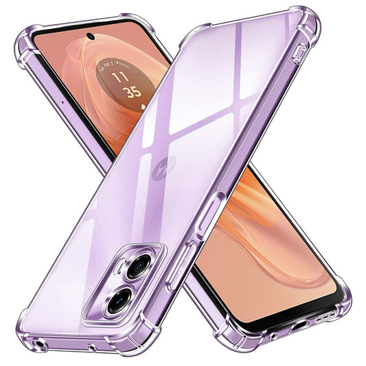Cover til Motorola Moto G24 Power, Techsuit, Stødabsorberende Klar, Transparent