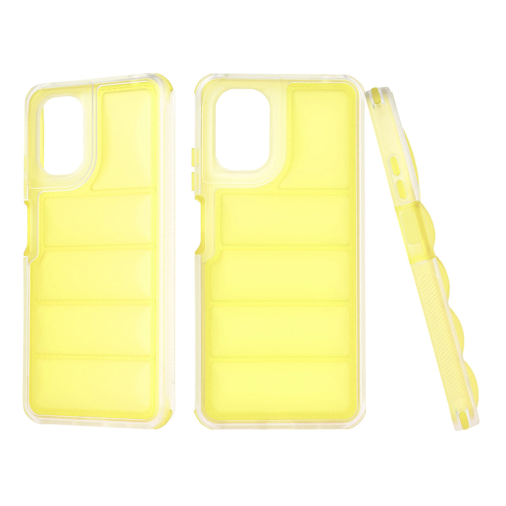 Cover til Motorola Moto G24 Power, Techsuit, Wave Shield, Gul