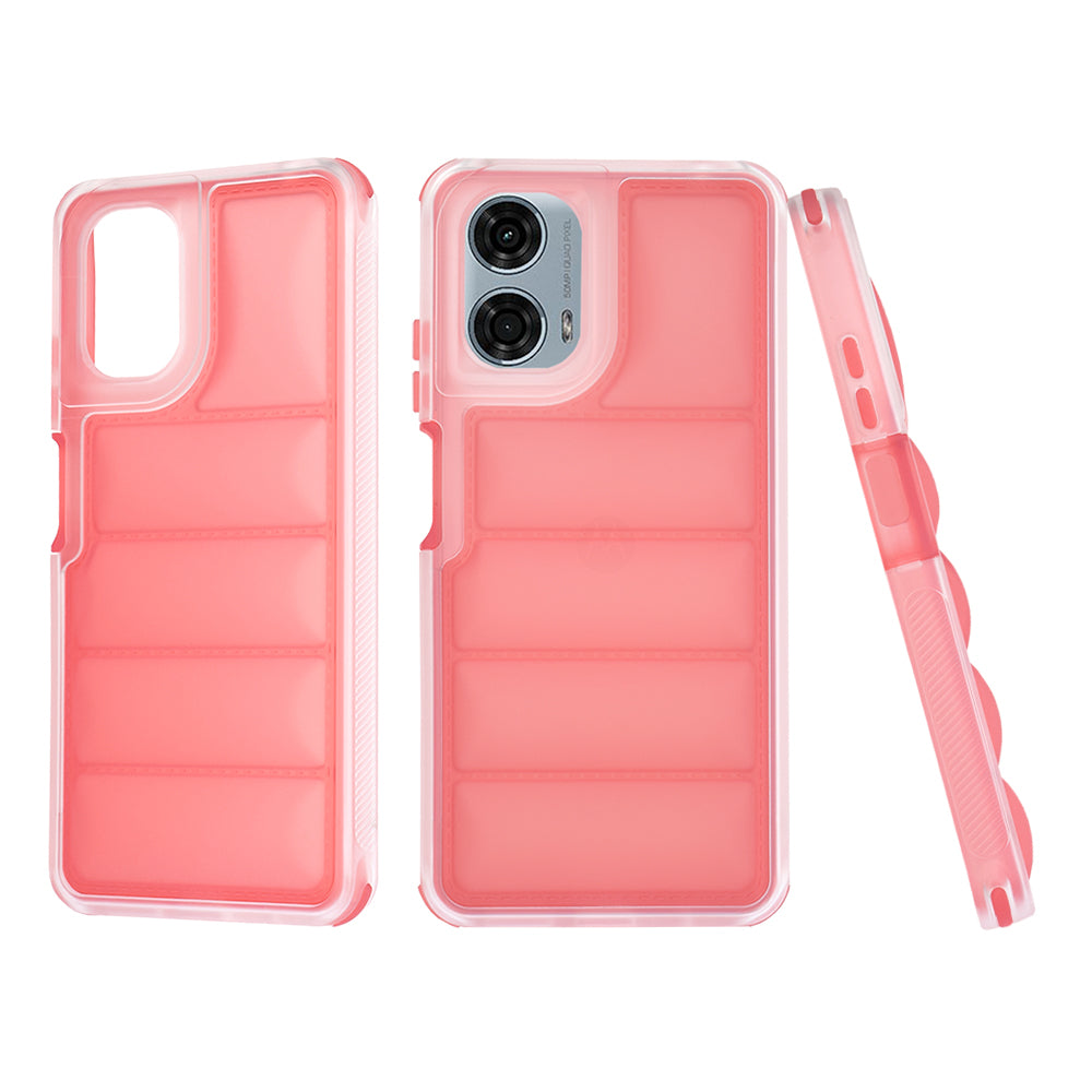 Cover til Motorola Moto G24 Power, Techsuit, Wave Shield, Rød