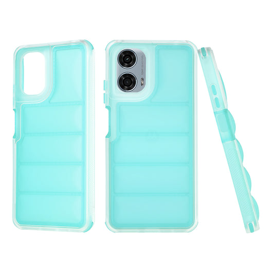 Cover til Motorola Moto G24 Power, Techsuit, Wave Shield, Turkis
