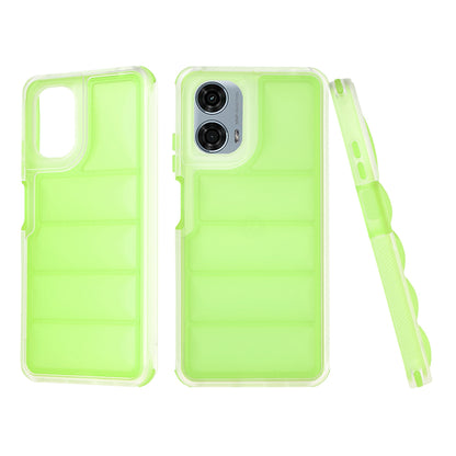 Cover til Motorola Moto G24 Power, Techsuit, Wave Shield, Grøn