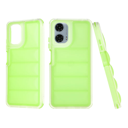 Cover til Motorola Moto G24 Power, Techsuit, Wave Shield, Grøn
