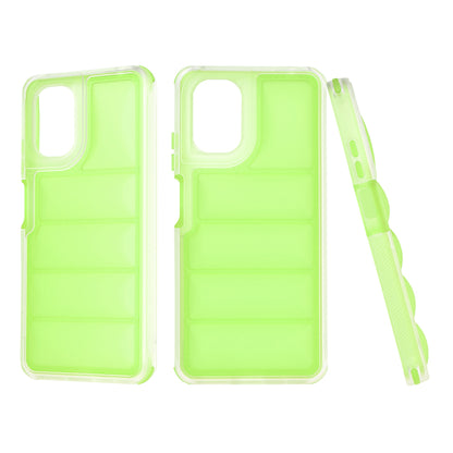 Cover til Motorola Moto G24 Power, Techsuit, Wave Shield, Grøn