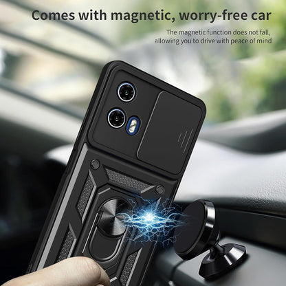 Cover til Motorola Moto G31 / G41, Techsuit, CamShield, Sort