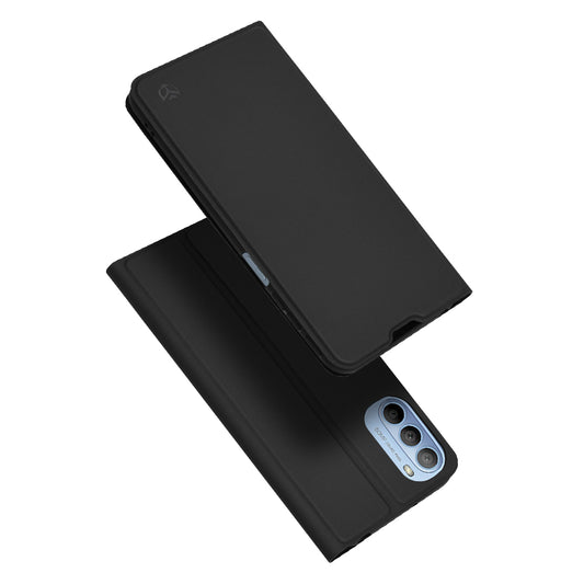 Cover til Motorola Moto G31 / G41, Techsuit, Magskin Book, Sort