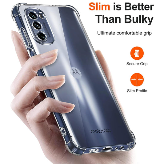 Cover til Motorola Moto G31 / G41, Techsuit, Stødabsorberende Klar, Transparent