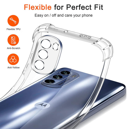 Case for Motorola Moto G31 / G41, Techsuit, Shockproof Clear, Transparent