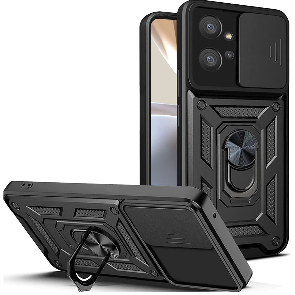 Cover til Motorola Moto G32, Techsuit, CamShield, Sort