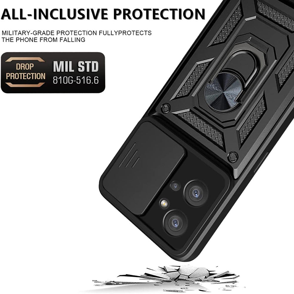 Cover til Motorola Moto G32, Techsuit, CamShield, Sort