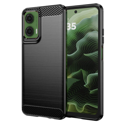 Cover til Motorola Moto G35, Techsuit, Carbon, Sort