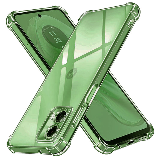 Cover til Motorola Moto G35, Techsuit, Stødabsorberende Klar, Transparent