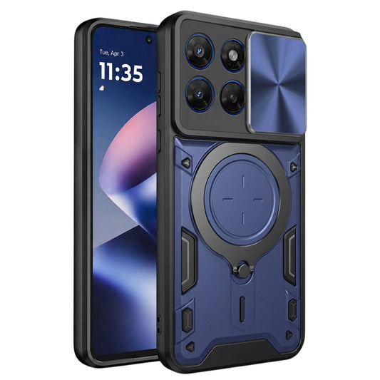 Cover til Motorola Moto G47 / G37, Techsuit, CamGuard Pro, Blå