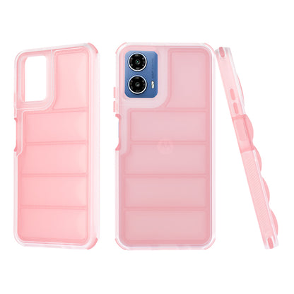 Cover til Motorola Moto G45 / G34, Techsuit, Wave Shield, Pink