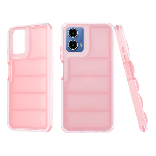 Cover til Motorola Moto G45 / G34, Techsuit, Wave Shield, Pink