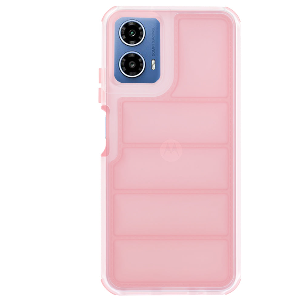Cover til Motorola Moto G45 / G34, Techsuit, Wave Shield, Pink