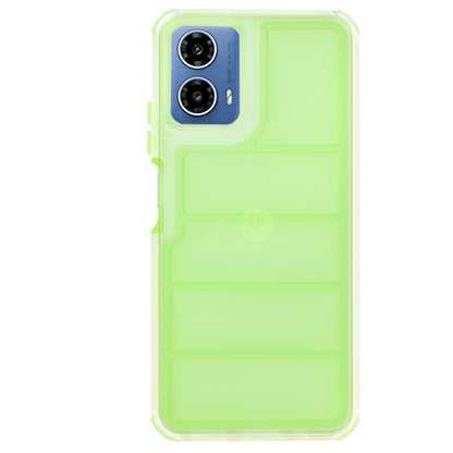 Cover til Motorola Moto G45 / G34, Techsuit, Wave Shield, Grøn