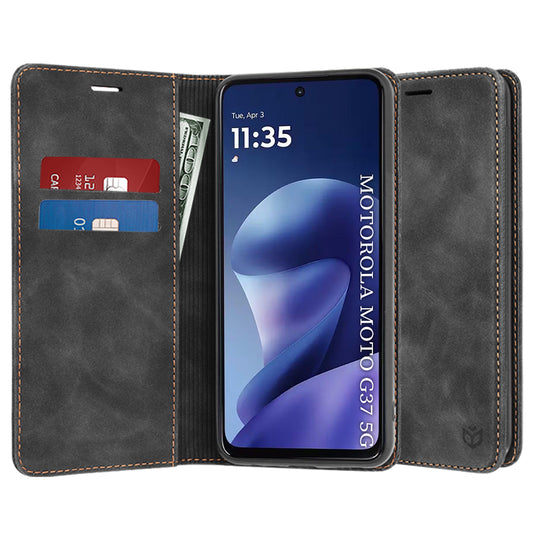 Cover til Motorola Moto G47 / G37 Power / G37, Techsuit, Confy, Sort