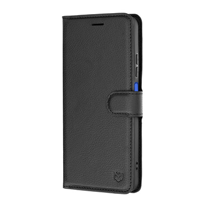 Cover til Motorola Moto G47 / G37 Power / G37, Techsuit, Læder Folio, Sort