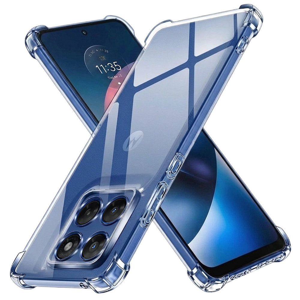 Cover til Motorola Moto G47 / G37 Power / G37, Techsuit, Stødabsorberende Klar, Transparent