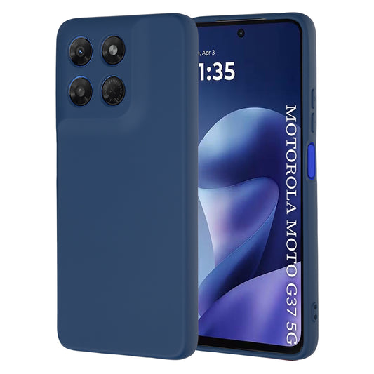 Cover til Motorola Moto G47 / G37 Power / G37, Techsuit, SoftFlex, Marineblå
