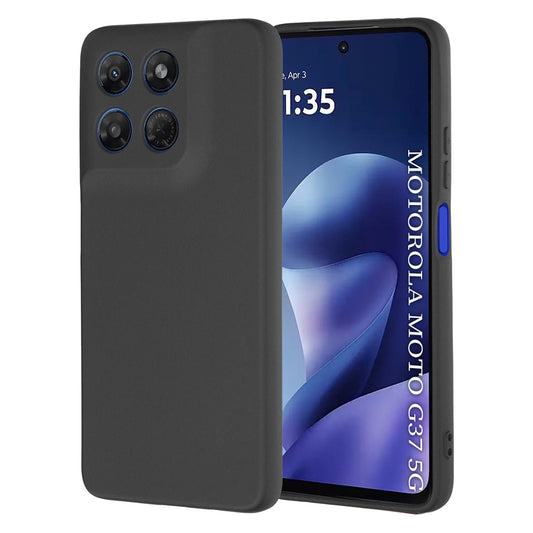 Cover til Motorola Moto G47 / G37 Power / G37, Techsuit, SoftFlex, Sort