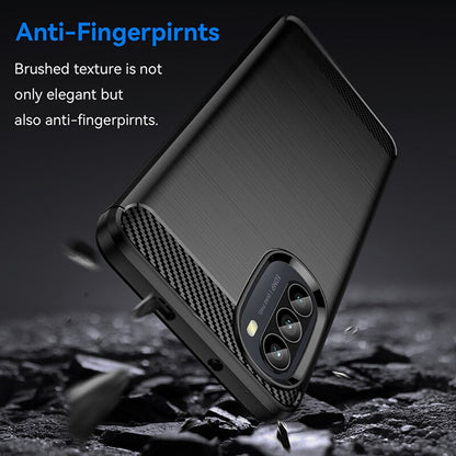 Cover til Motorola Moto G52 / G82, Techsuit, Carbon, Sort