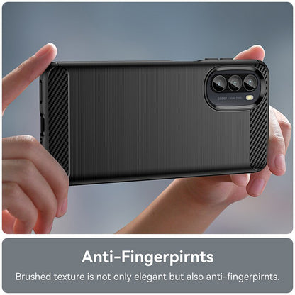 Cover til Motorola Moto G52 / G82, Techsuit, Carbon, Sort