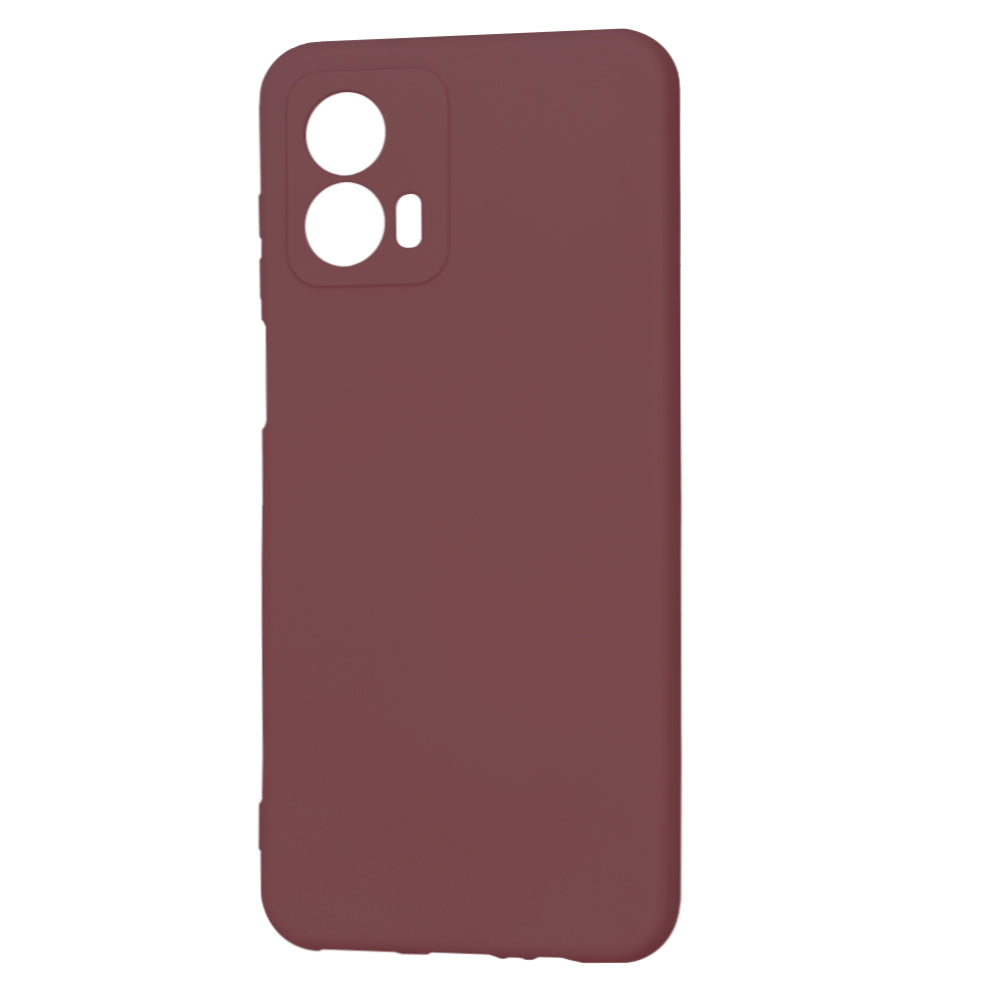 Case for Motorola Moto G53, Techsuit, SoftFlex, Burgundy
