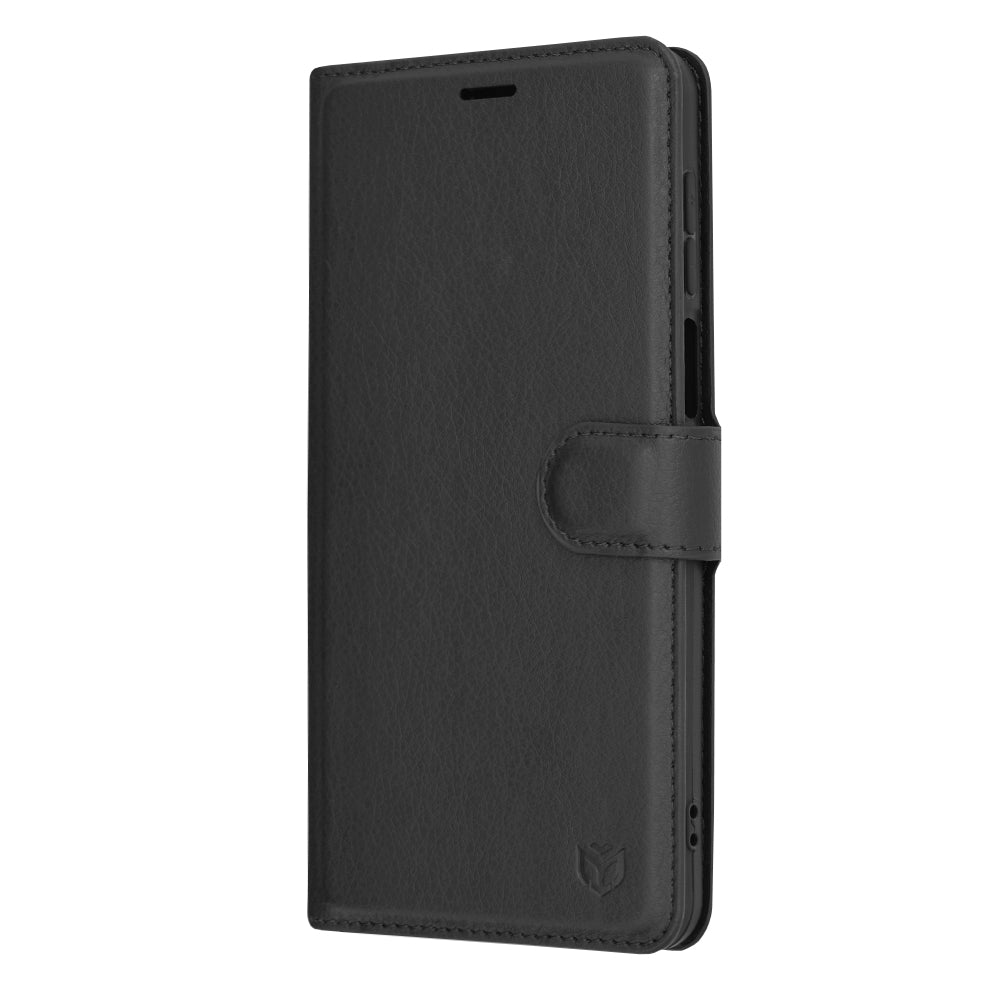 Etui til Motorola Moto G54, Techsuit, Leather Folio, Sort