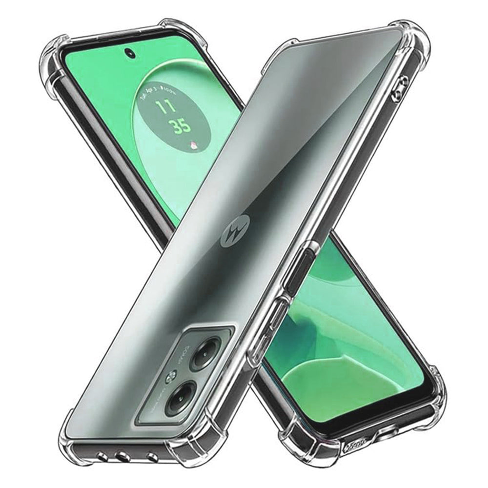 Case for Motorola Moto G54, Techsuit, Shockproof Clear, Transparent