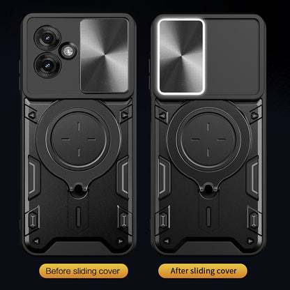 Cover til Motorola Moto G55, Techsuit, CamGuard Pro, Lyserød Guld