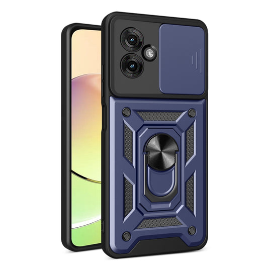 Cover til Motorola Moto G55, Techsuit, CamShield, Blå