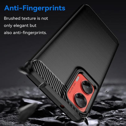 Cover til Motorola Moto G55, Techsuit, Carbon, Blå