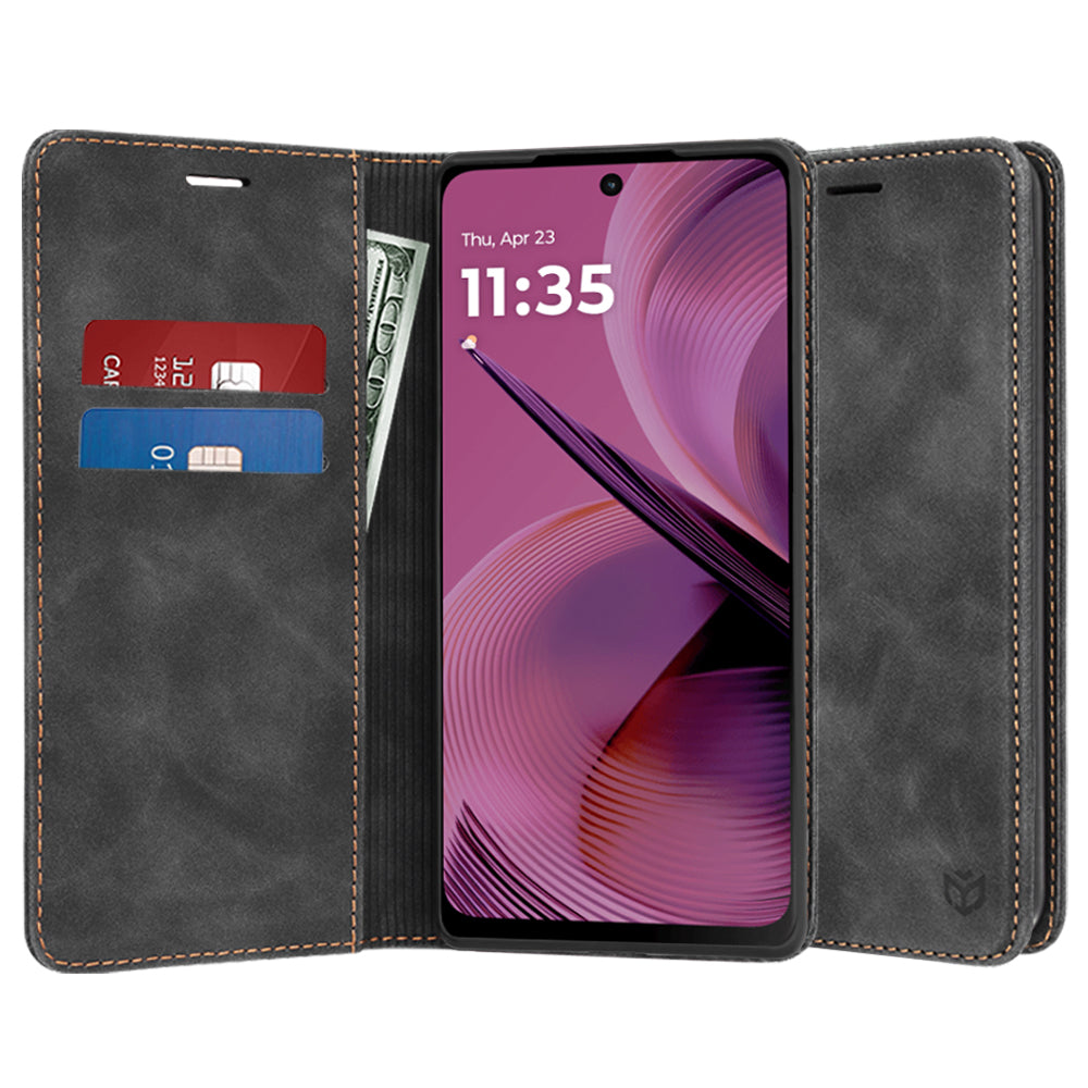 Cover til Motorola Moto G55, Techsuit, Confy, Sort
