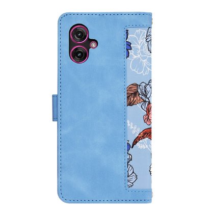 Cover til Motorola Moto G55, Techsuit, FlipCraft, Blå