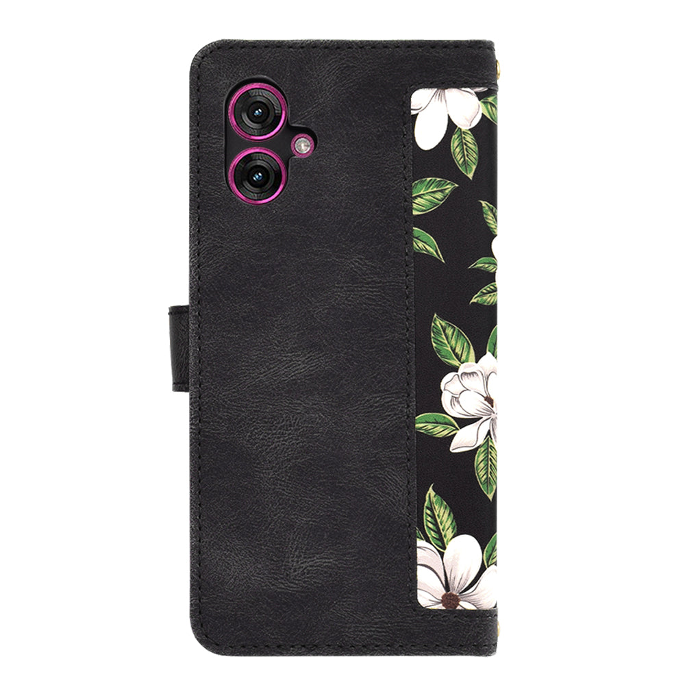 Cover til Motorola Moto G55, Techsuit, FlipCraft, Sort