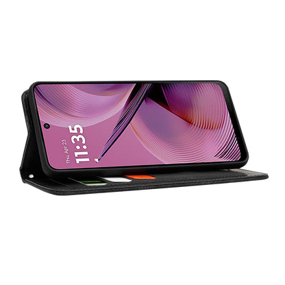 Cover til Motorola Moto G55, Techsuit, FlipCraft, Sort
