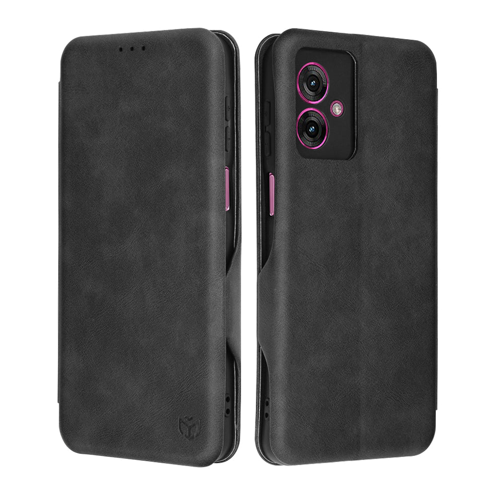 Cover til Motorola Moto G55, Techsuit, Safe Wallet Plus, Sort