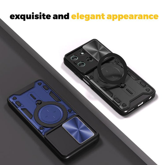 Cover til Motorola Moto G56, Techsuit, CamGuard Pro, Sort